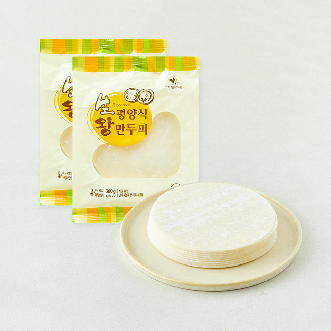 주식회사 황소식품 생평양식 왕만두피, 360g, 2개