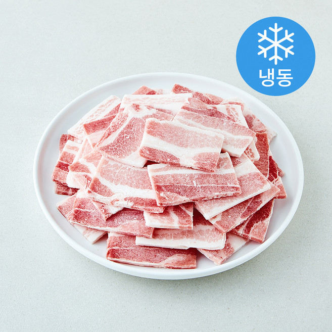 파머스팩 한돈 옛날 삼겹살 구이용 (냉동), 1개, 800g