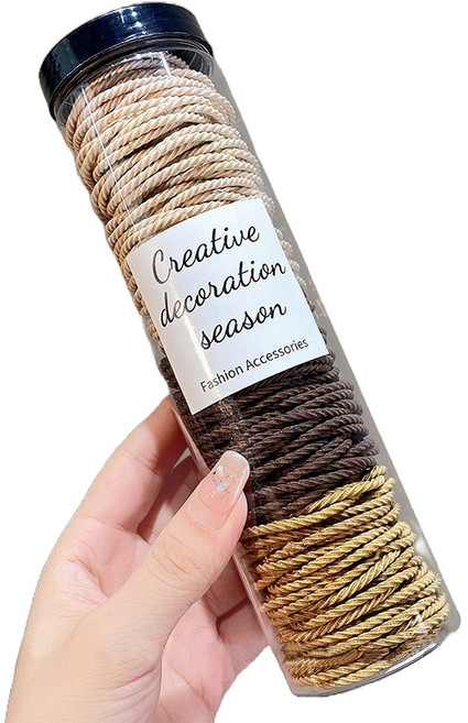 베이직 데일리 대용량 머리끈 100p 세트