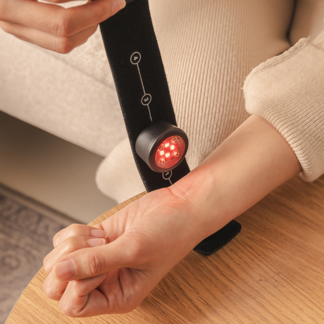 시리어스 cirius 휴대용 가정용 턱 손목 손가락 레이저 적외선 조사기 PH-LASER-01, 1개