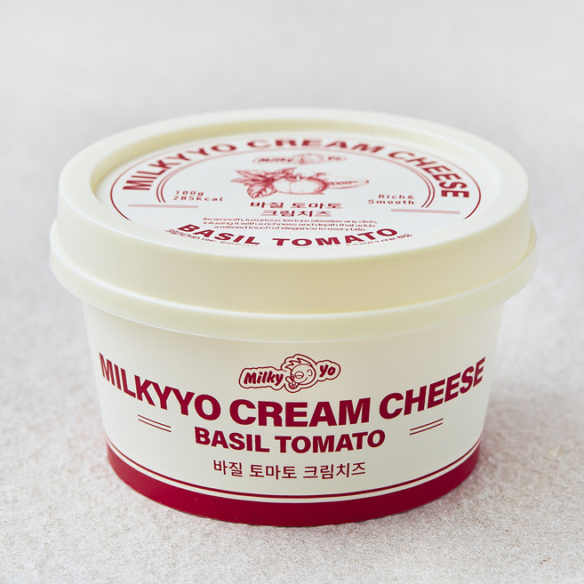 밀키요 바질토마토 크림치즈, 100g, 1개, 1개입