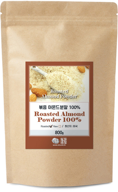 볶음 아몬드분말 100%, 800g, 1개