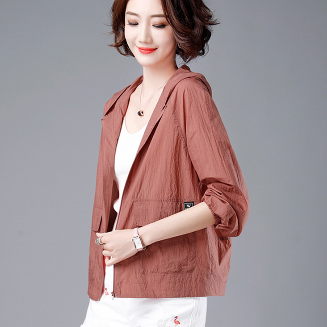 반야스토리 여성용 경량 긴팔 바람막이 점퍼 SS23A