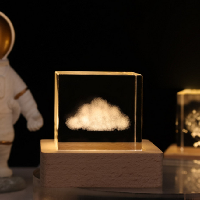 PEACH 큐브 인테리어 조명 무드등, 구름