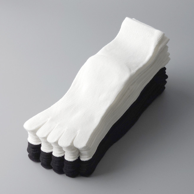 슈퍼베이직 여성용 1883 프리미엄 발가락 장목 양말 10켤레 세트