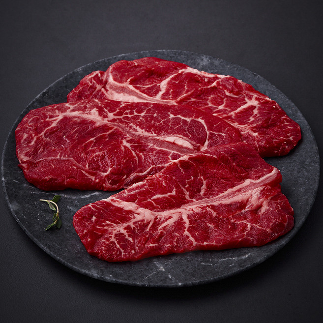 국내산 소고기 부채살 3등급 구이용 (냉장), 1개, 200g