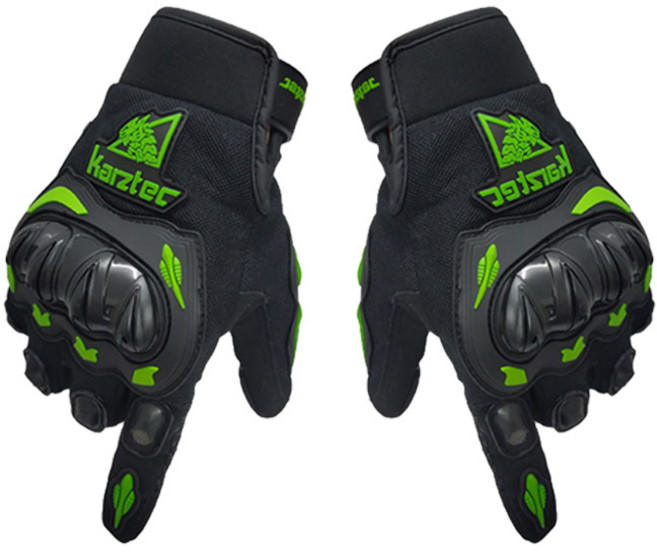 URBAN CAR 騎行防護手套, 綠色