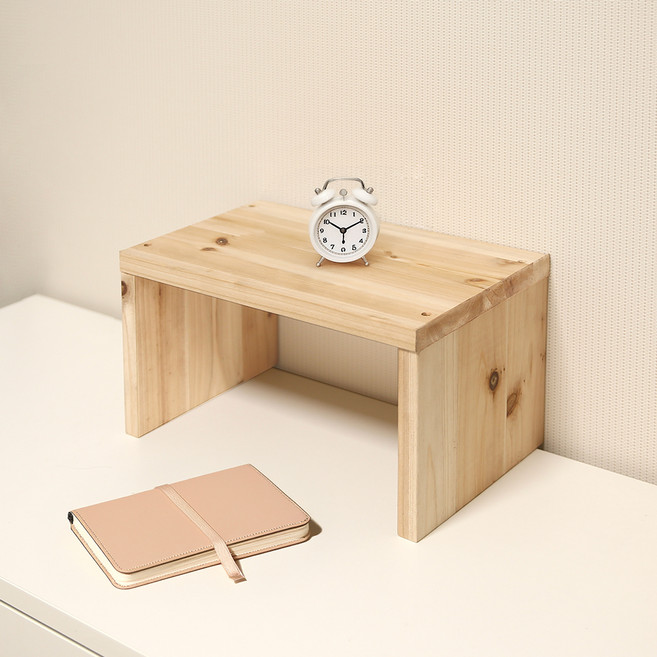 양지가구 원목 양발이 선반 310, 삼나무, 1단