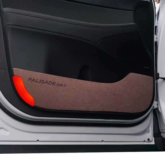 다오토 자동차 도어커버 스크래치 방지 튜닝 보호 용품 4p, 현대 더뉴팰리세이드 2022년 5월~, 브라운