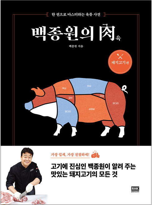 백종원의 육: 돼지고기 편:한 권으로 마스터하는 육류 사전, 알에이치코리아, 백종원