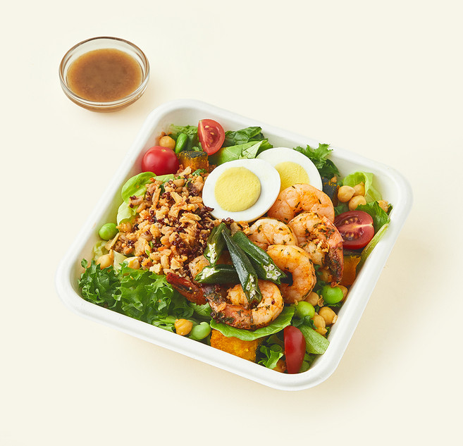 en Vogue 컬리플라워 쉬림프 포케 샐러드, 370g, 1개