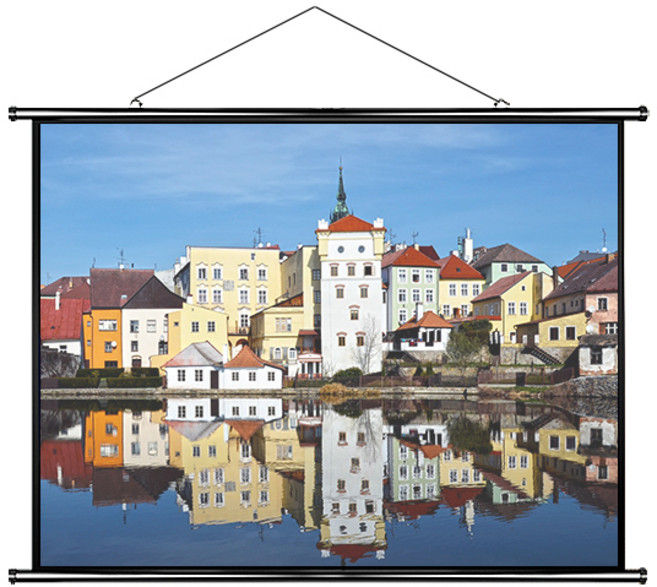 태리 족자형 빔프로젝터 스크린 100형 가방 미포함