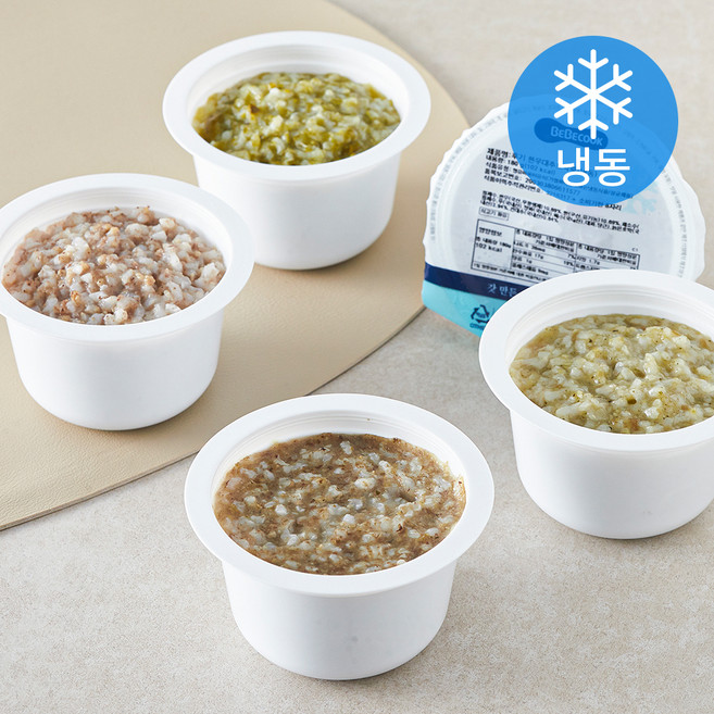 베베쿡 후기죽 9~10개월 예비 이유식 180g x 4종 B세트 (냉동), 720g, 1세트