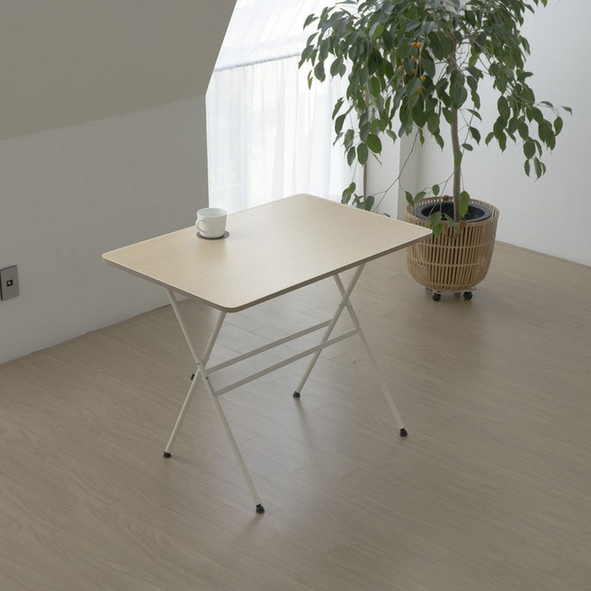 알파 접이식 테이블 1060, 오크 + 화이트