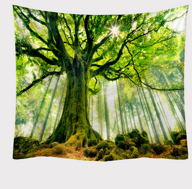 로즈로드 대형 풍경 패브릭 포스터, A형