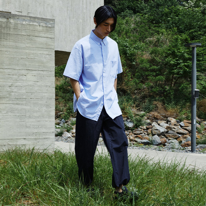 COQ 男士柔軟鬆緊帶俱樂部長褲