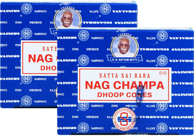 NAG CHAMPA 線香塔 12入, 竹香