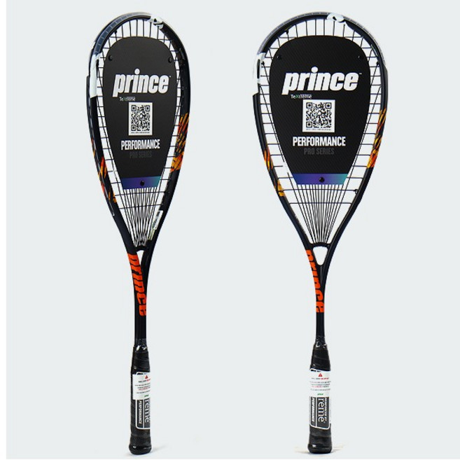프린스 하이퍼 프로 550 텍스트림 스쿼시라켓 120g, 블랙오렌지, 1개