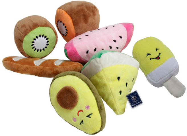 딩동펫 반려동물 스윗 후르츠 인형 7종 세트, 혼합색상, 1세트