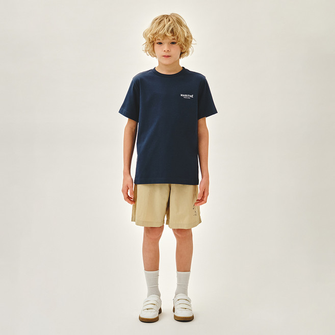 마리떼프랑소와저버 아동용 BOAT TEE + WOVEN PANTS 세트
