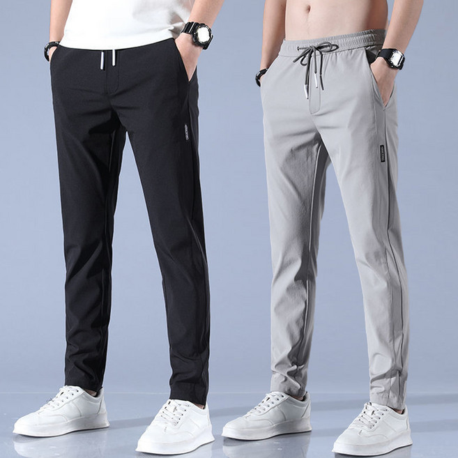 Elsso 男款 Homme 冬季刷毛工作服 運動褲 運動褲 保暖長褲 2件組