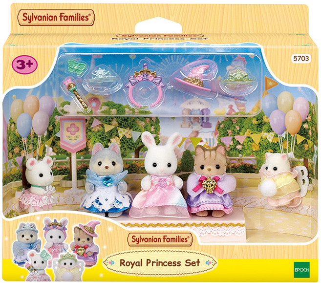 실바니안패밀리 베이비 프린세스 피규어 세트 5703, 1세트