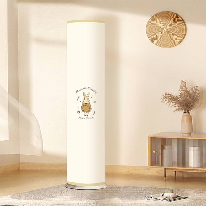 모디시 스탠드 고급 원형 스판 에어컨 커버, 레트로래빗 2