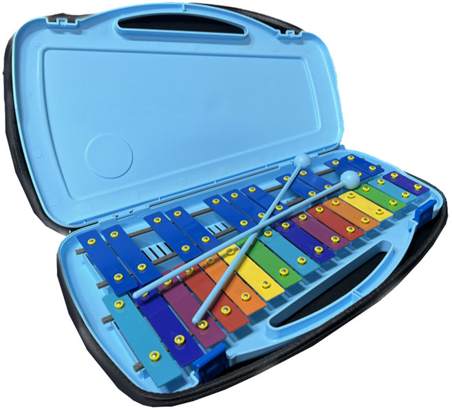 samick 三益樂器 優質EVA收納盒 德式鐵琴 EVA泡棉鐵琴 NSX-E27, 藍色, 1個, 27