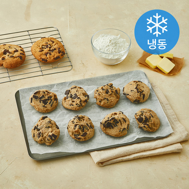 삼양사 서브큐 청키 초코 슈프림 쿠키 (냉동), 50g, 1개, 10개입