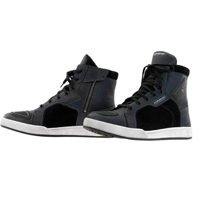 코미네 오토바이 라이딩 스니커 방수 부츠 BK-091, GRAPHITE BLACK