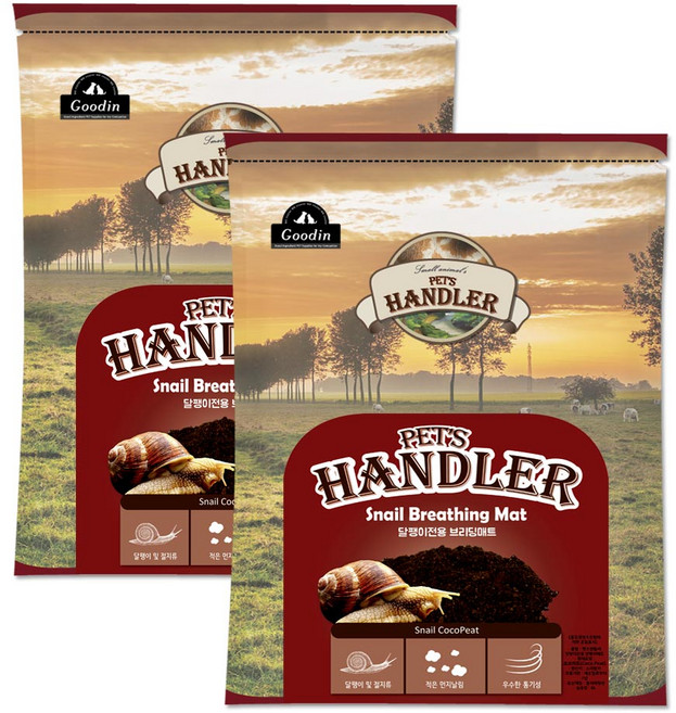 펫츠핸들러 달팽이전용 달팽이매트 6L, 2개
