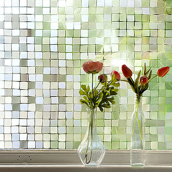 시트나라 무점착 창문시트지, 미니타일