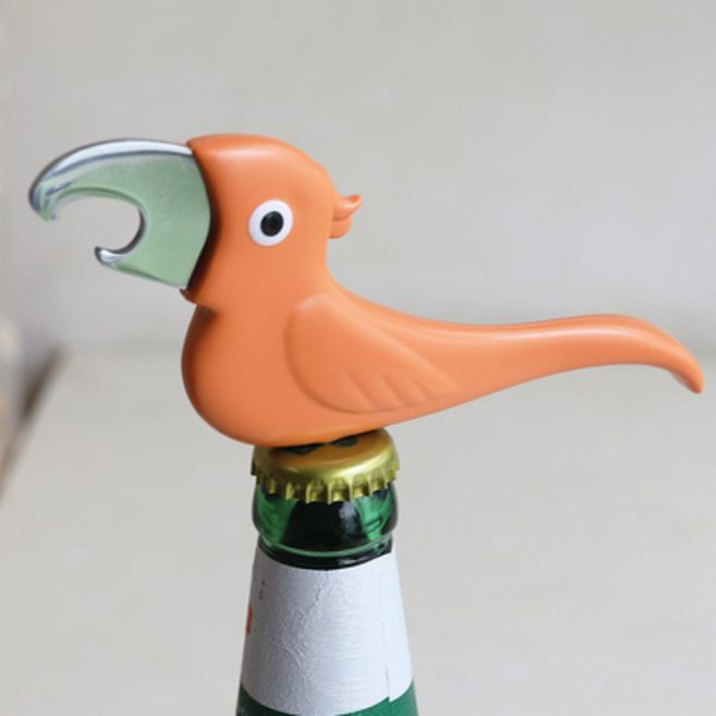 인스몰 사용하기 편한 병따개, 주황색, 1개