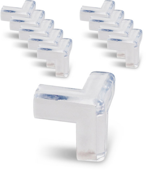 아이끌레 모서리 보호대 Y형, 투명, 10개