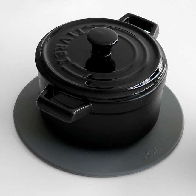 에이드엘 호떡 실리콘 냄비받침, 다크그레이, 1개