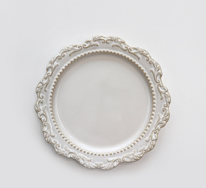 엔틱바로크 디저트 접시, 혼합색상, 1개