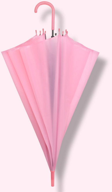 이지레그 투명 비닐 파스텔 자동 장우산