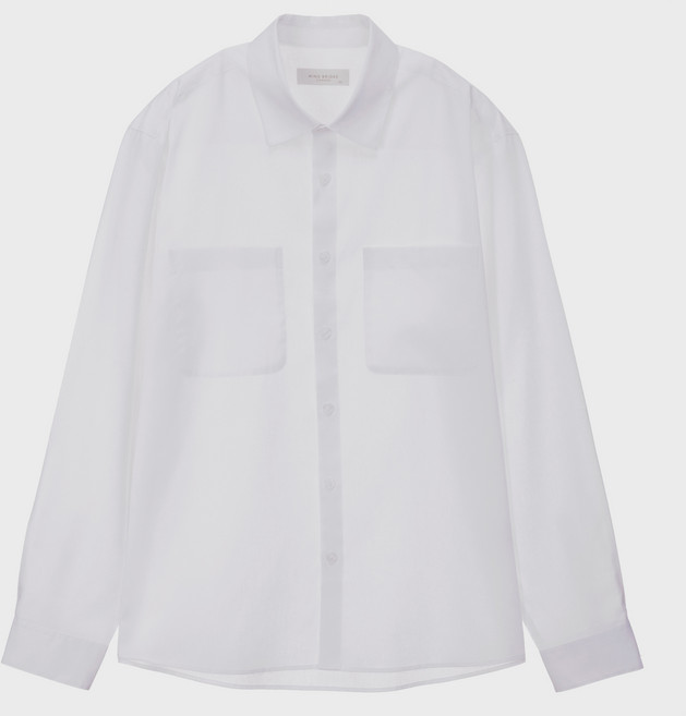 마인드브릿지 남성용 통기성 린넨 라이크 세미 오버 셔츠 MXWS3102