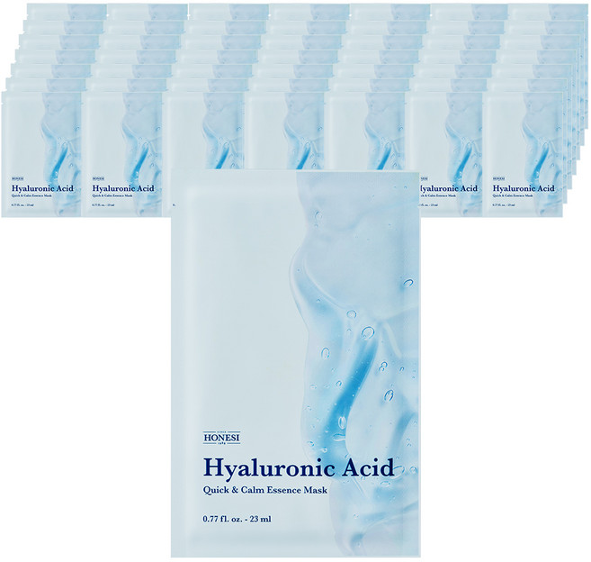 어니시 퀵 앤 캄 에센스 히알루론산 마스크팩 23ml, 1개입, 50개