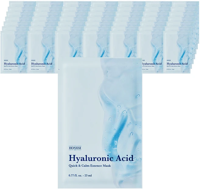 어니시 퀵 앤 캄 에센스 히알루론산 마스크팩 23ml, 1개입, 50개 - 쿠팡