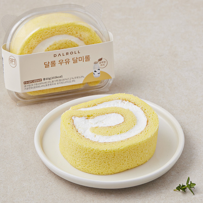 달롤 우유 달미롤, 60g, 1개입, 1개