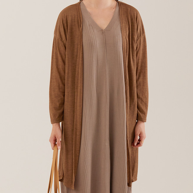 엘쏘 여성용 시스룩 롱 가디건