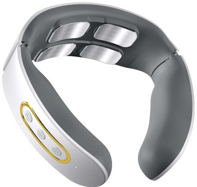 닥터엘비스 4헤드 저주파 목 마사지기, DARCUCM-001, WHITE