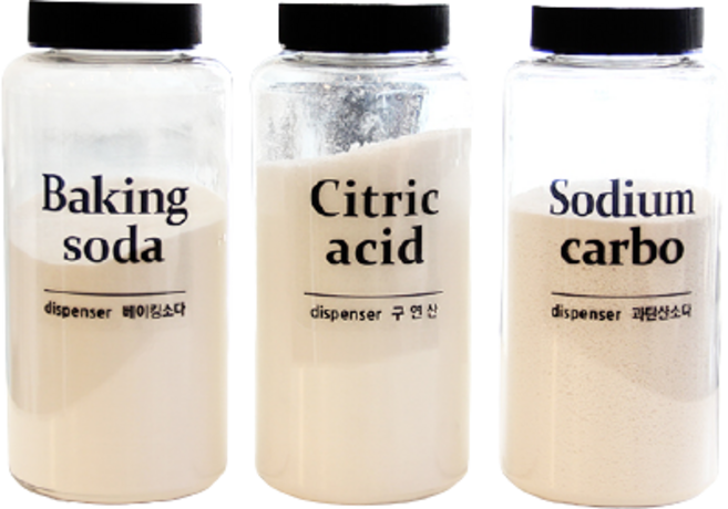 세제 소분용기 3종 세트 850ml + 영어 명조 투명라벨 3종, 1세트