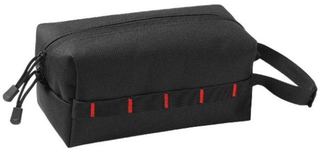 팅올 캠핑 아웃도어 다용도 티슈 파우치, 블랙, 1개