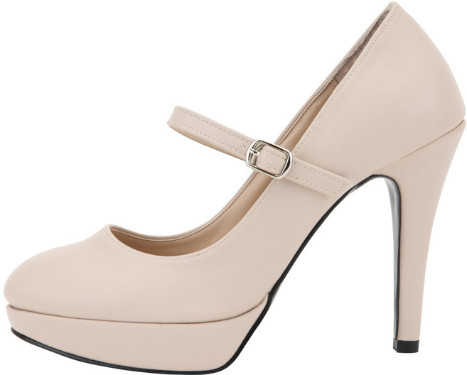 단골언니 여성용 로웰 가보시 메리제인 펌프스 힐 11cm