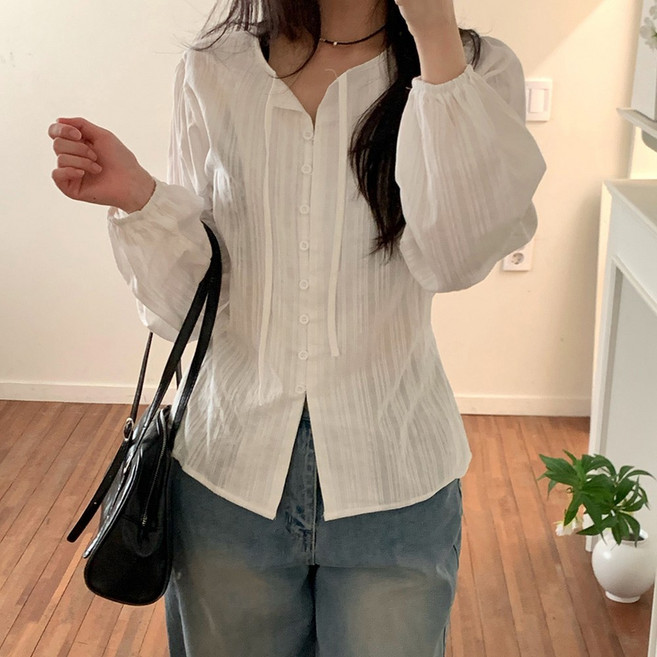 어반라인 센시아 스트랩 블라우스