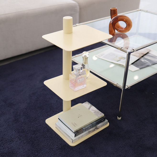 트리스토어 레브 미니 북 선반, 버터, 3단