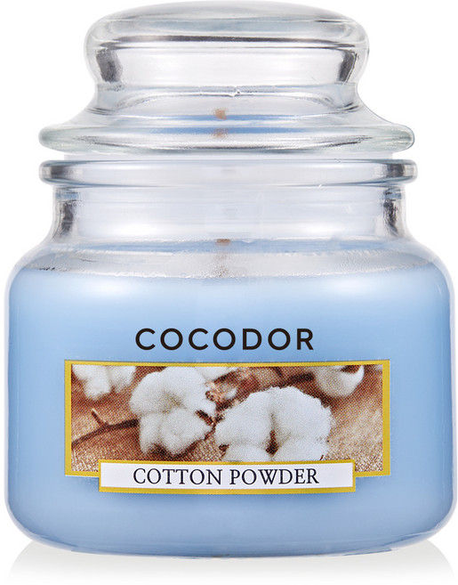 코코도르 스몰자 캔들, 코튼파우더, 95g, 1개