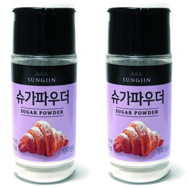 성진 슈가파우더 용기형, 90g, 2개
